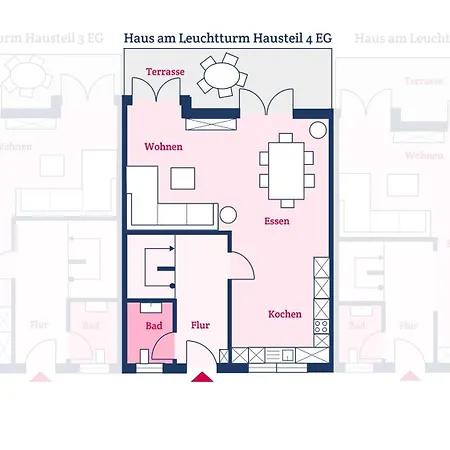 Haus Am Leuchtturm 4 Nyaraló *